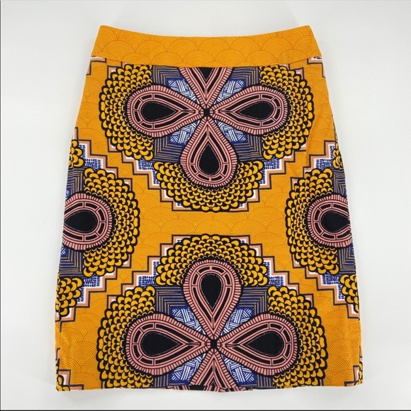 Anthropologie Maeve Clementina Pencil Skirt 2 - Picture 5 of 7